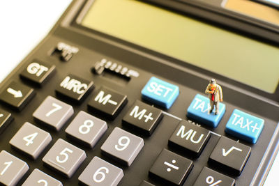 Close-up of computer keyboard