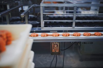 High angle view of food for sale at store