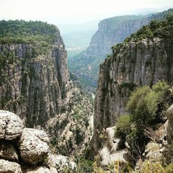 Scenic view of mountains