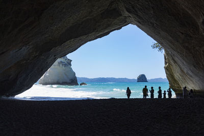 Group of people on beach