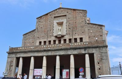 Low angle view of historical building