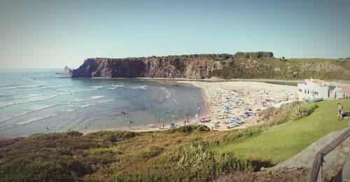 Scenic view of beach