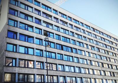 Rows of glass window panes