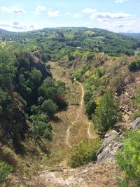 Scenic view of landscape against sky