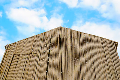 Low angle view of building against sky