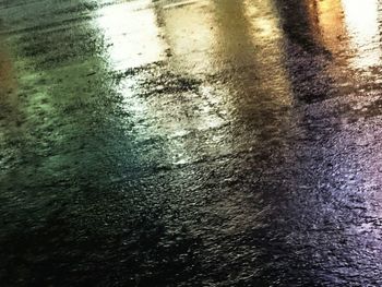 Full frame shot of wet road
