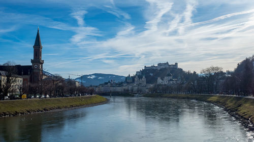 River against sky