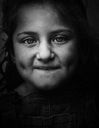 Close-up portrait of girl