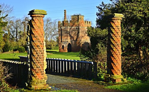 View of old ruin building