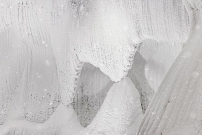 Full frame shot of frozen sea during winter