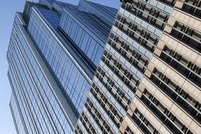 Low angle view of modern building