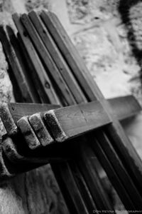 Close-up of wooden door