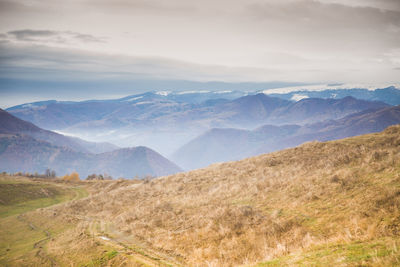 Scenic view of landscape against sky