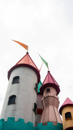 Low angle view of building against sky