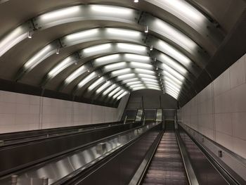 Interior of subway station