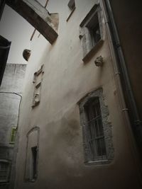 Low angle view of built structure against sky