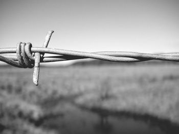 Close-up of rusty chain