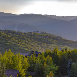 Scenic view of landscape against sky