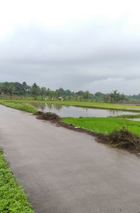 Scenic view of landscape against sky