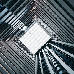 Low angle view of modern building