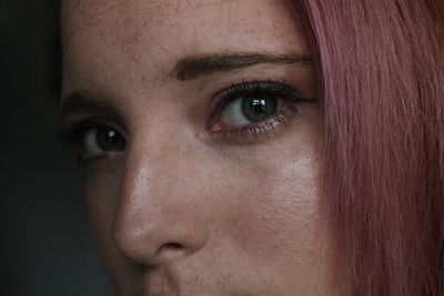 Close-up portrait of young women