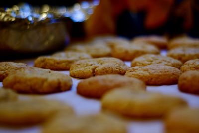 Close-up of cookies