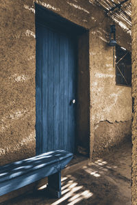 Interior of abandoned house