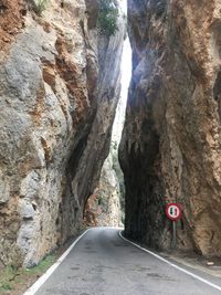 Road amidst mountains