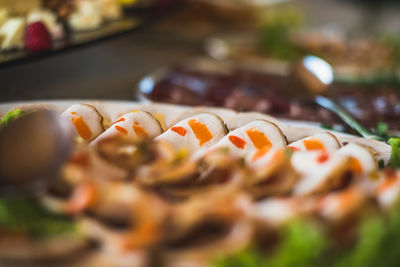 Close-up of food in plate