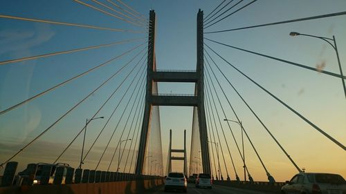 Low angle view of bridge