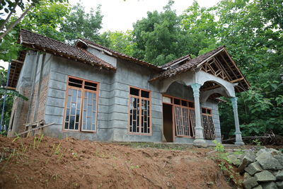 Low angle view of old building