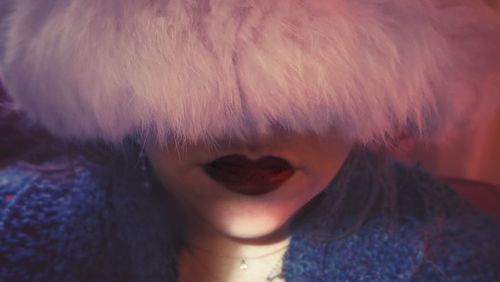 Close-up of young woman