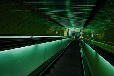 Full frame shot of escalator