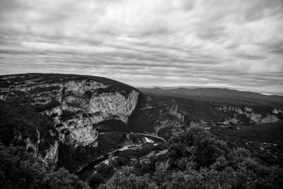 Scenic view of landscape against sky