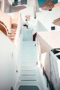 The stairs of santorini. 