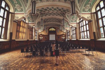 Interior of building