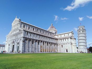 The dome and the tower, campo dei miracoli, pisa, italy