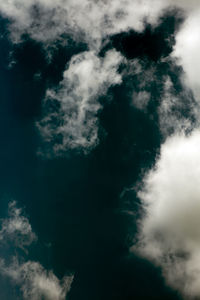 Low angle view of clouds in sky