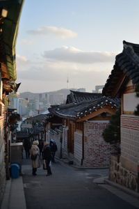 View of city against clear sky