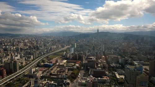 Aerial view of cityscape