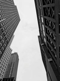 Low angle view of buildings against sky
