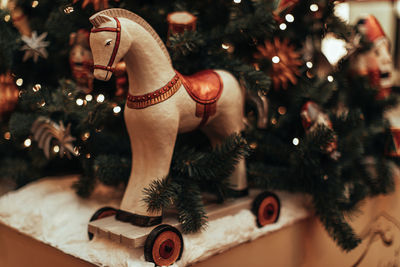 Close-up of christmas decoration