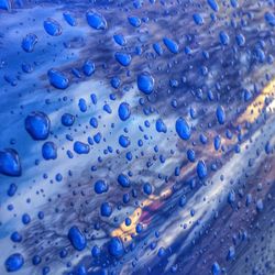 Full frame shot of blue water