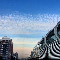 Built structure against cloudy sky