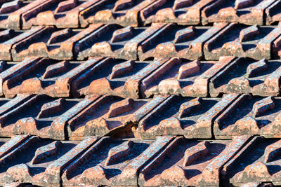 Full frame shot of metal grate