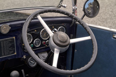 Close-up of bicycle wheel