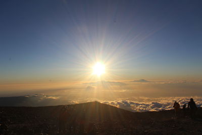 Scenic view of sunset