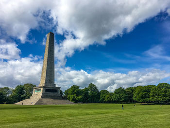 View of monument against cloudy sky