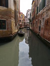 Canal amidst buildings in city