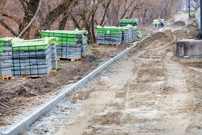 View of construction site